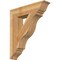 Ekena Millwork Funston Traditional Rough Sawn Bracket, Western Red Cedar, 6"W x 28"D x 32"H BKT06X28X32FST01RWR - alternate 1